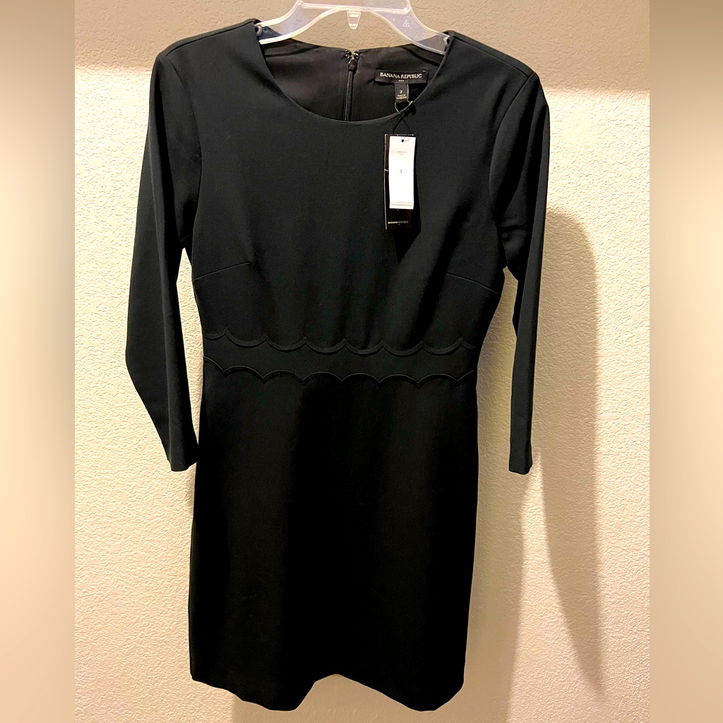 Nwt Banana Republic Factory Black Dress